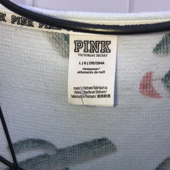 PINK Victoria's Secret cactus Christmas shirt long sleeve top size large… - Picture 4 of 6